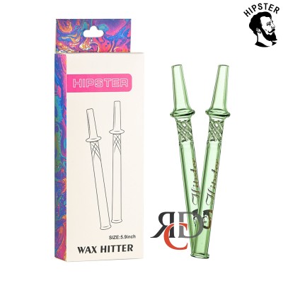 HIPSTER 2pc NECTOR STRAW DIRECT DABBER AND JOINT HOLDER WITH SLITTED SMOKE DIRECTOR STRAW04 1CT